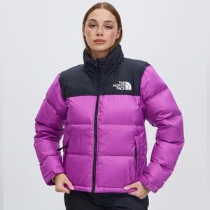 The North Face Kids Puffer Jacket in Purple and Black